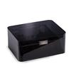 Bey-Berk Drake Smoke Acrylic 60-Cigar Humidor Box with Magnetic Closure, Modern Display Case, Gray view 2