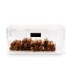 Bey-Berk Drake Clear Acrylic 60-Cigar Humidor Box with Magnetic Closure, Modern Display Case view 4
