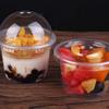 DOITOOL 150pcs Disposable Dessert Cups Lids Salad and Mousse Containers for Parties for Cold Drinks Yogurt and Snacks view 2