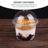 DOITOOL 150pcs Disposable Dessert Cups Lids Salad and Mousse Containers for Parties for Cold Drinks Yogurt and Snacks view 3