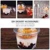 DOITOOL 150pcs Disposable Dessert Cups Lids Salad and Mousse Containers for Parties for Cold Drinks Yogurt and Snacks view 4