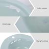 EXCEART 1Pc Sitz Bath Postpartum Care Treatment Wash Basin Seat Sitz Bath Squat Basin for Elderly Pregnant Women Men (Blue) view 2