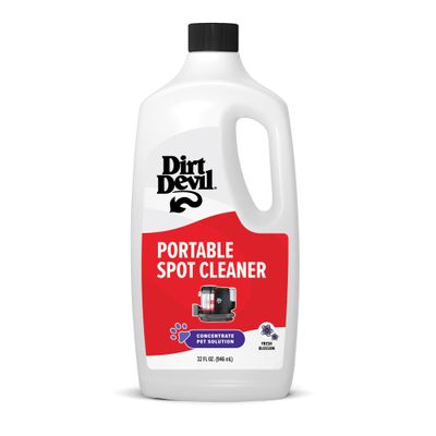 Dirt Devil Pet Portable Spot Cleaner Solution, 32 oz., Fresh Blossom Scent, Upholstery and Carpet Shampoo Solution, Eliminates Pet Messes and Odors, Pair with Dirt Devil Portable Spot Cleaners