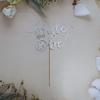 BMINJIE Silver Glitter Bride to Be Cake Topper for Bridal Shower Wedding Shower Engagement Bachelorette Hen Party Decorations view 4