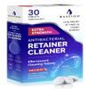 Retainer Cleaner & Denture Cleanser - 30 Effervescent Tablets - 1 Month Supply - Removes Stains, Discoloration, Odors, & Plaque - Clear Aligners, Mouth & Night Guard, All Dental/Oral Appliances view 1