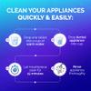 Retainer Cleaner & Denture Cleanser - 30 Effervescent Tablets - 1 Month Supply - Removes Stains, Discoloration, Odors, & Plaque - Clear Aligners, Mouth & Night Guard, All Dental/Oral Appliances view 3