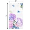 100 Hydrangea Flowers Guest Napkins Easter Floral Disposable Paper Dinner Napkin Decorative Purple Pink Blue Flower for Wedding Bathroom Bridal Shower Party Butterfly Summer Spring Hand Towel view 4