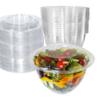 48oz Salad Bowls To-Go with Lids - Crystal Clear Plastic Disposable Salad Containers | Airtight, Lunch, Salads, Parfait, Fruits, Leak Proof, Airtight, Fresh, Meal Prep | Rose Bowl Container (50) view 1