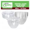 48oz Salad Bowls To-Go with Lids - Crystal Clear Plastic Disposable Salad Containers | Airtight, Lunch, Salads, Parfait, Fruits, Leak Proof, Airtight, Fresh, Meal Prep | Rose Bowl Container (50) view 4