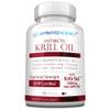 Approved Science Krill Oil - 2000mg Antarctic Krill Oil, 650mcg Astaxanthin - 260mg EPA, 160mg DHA - 60 Softgels - 1 Month Supply view 1