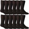 Yacht & Smith 12 Pairs Of Mens and Womens Diabetic Neuropathy Edema Socks, Cotton Crew, Ankle Medical Sock, Size 10-13 view 1