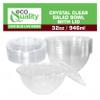 [150 Pack] 32oz Salad Bowls To-Go with Lids - Crystal Clear Plastic Disposable Salad Containers | Airtight, Lunch, Salads, Parfait, Fruits, Leak Proof, Airtight, Fresh, Meal Prep | Rose Bowl Container view 4
