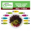 40oz Salad Bowls To-Go with Lids - Crystal Clear Plastic Disposable Salad Containers | Airtight, Lunch, Salads, Parfait, Fruits, Leak Proof, Airtight, Fresh, Meal Prep | Rose Bowl Container (200) view 2