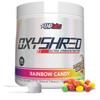EHP Labs OxyShred Pre Workout Powder - Preworkout Powder with L Glutamine & Acetyl L Carnitine, Energy Boost Drink - Rainbow Candy, 60 Servings view 1
