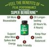 Dihydroberberine Super Berberine Supplement - GlucoVantage 200mg Now 5X More Effective Than Regular Berberine HCL Powder Capsules. Metabolism Support Keto Friendly Plus Vegan Extract Pills view 2