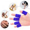 10 Pieces Finger Sleeves Thumb Braces Support Elastic Compression Protector Braces for Relieving Pain, Arthritis,Trigger Finger, Sports","finger splint view 4