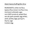 Aleias Gluten Free Savory Stuffing Mix  10 oz (2 Pack)  Classic Side Dish for Special Diets  Corn Free, Soy Free, Dairy Free, Low Sodium, Non-GMO view 2