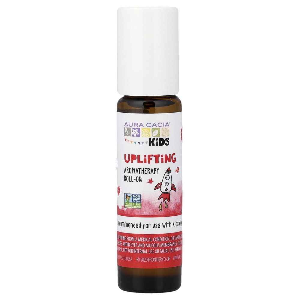 AURA CACIA Kids Uplifting Aromatherapy Roll-On, 0.31 FZ