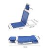 JHome-Barstools Adjustable Padded Luxury Bed Backrest Support Professional Disability Reclining Support with Small Pillow 5-Position Adjustable for Elderly and Disabled People for Bed view 2