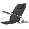 JHome-Barstools Adjustable Padded 6-Position Adjustable Back Rest Bed Support Foldable Elderly Disability Nursing Backrest Fabric Bed Back Rest for for Elderly Nursing Lounge Camping for Bed view 1