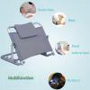 JHome-Barstools Adjustable Padded Comfortable Bed Backrest Support Foldable Sit-Up Back Rest 4-Position Adjustable Lumbar Support for Elderly, Disabled, & Injured for Bed view 4