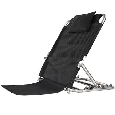 JHome-Barstools Adjustable Padded 6-Position Adjustable Back Rest Bed Support Foldable Elderly Disability Nursing Backrest Fabric Bed Back Rest for for Elderly Nursing Lounge Camping for Bed