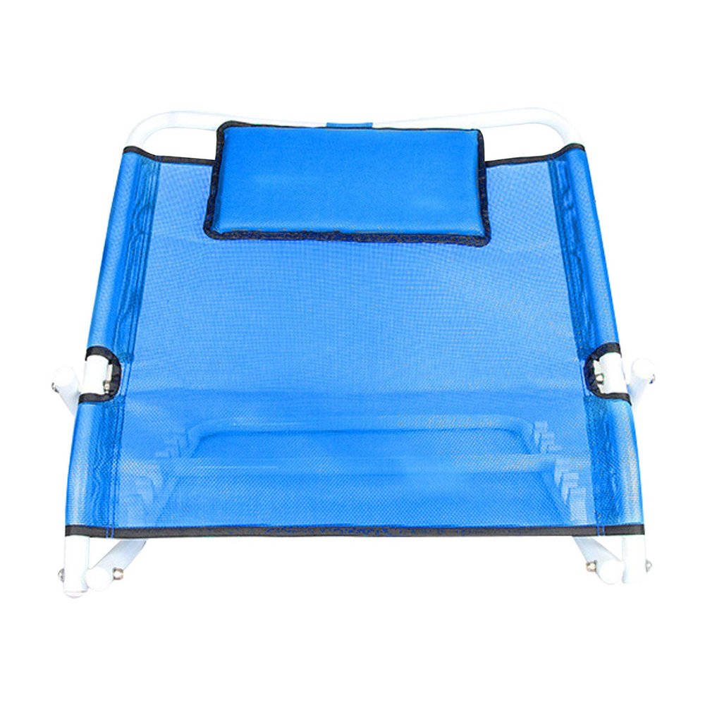 JHome-Barstools Adjustable Padded Elderly Disability Nursing Backrest Head and Lumbar Support Angle Adjustable Sit-Up Back Rest for Travel Read Eat Watch TV,Blue for Bed