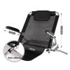 JHome-Barstools Adjustable Padded Fabric Bed Back Rest Elderly Disability Nursing Backrest 6-Position Adjustable with Small Pillow for Beach Travel Lounge Camping for Bed view 2
