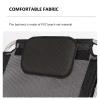 JHome-Barstools Adjustable Padded Fabric Bed Back Rest Elderly Disability Nursing Backrest 6-Position Adjustable with Small Pillow for Beach Travel Lounge Camping for Bed view 3