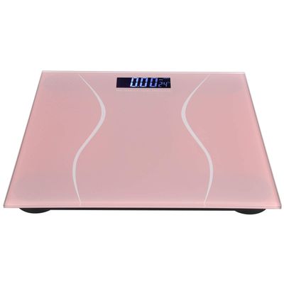 Alvinlite Weight Scale Digital Bathroom Scale Electrical Body Scale with LCD Backlit Display for Home Bathroom Gym(Pink)