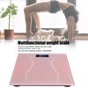 Alvinlite Weight Scale Digital Bathroom Scale Electrical Body Scale with LCD Backlit Display for Home Bathroom Gym(Pink) view 4