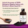 BioNatal Ethiopian Black Seed Oil 4.2oz Glass Cold Pressed Nigella Sativa Producing Black Cumin Seed Oil, Unrefined & Non-Filtered, High TQ Up to 4.64%  Supports Immune System, Digestion & Joints view 3