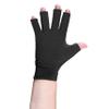 OTC Resting Splint Glove, 5 Finger Semi-Rigid Splints, Open Tips, Black, Right Hand, Large view 3