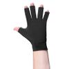OTC Resting Splint Glove, 5 Finger Semi-Rigid Splints, Open Tips, Black, Left Hand, Medium view 3