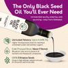BioNatal Ethiopian Black Seed Oil  Cold Pressed Nigella Sativa Producing Black Cumin Seed Oil, Unrefined & Non-Filtered, High TQ Up to 4.64%  Supports Immune System, Digestion & Joints 16oz Glass view 4