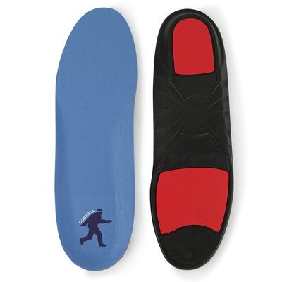 Oddball Memory Foam Comfort Insoles XXL for Men  Size 14-18  Cushioned Shoe Inserts for Large Feet  All-Day Support & Shock Absorption, Size 17, Black/Red