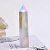 1PC Natural Crystal Column Quartz Rock Mineral Specimen Crystal Point Quartz Rainbow Wand Home DecorEnergy Stone-Light Green_60-70mm view 3