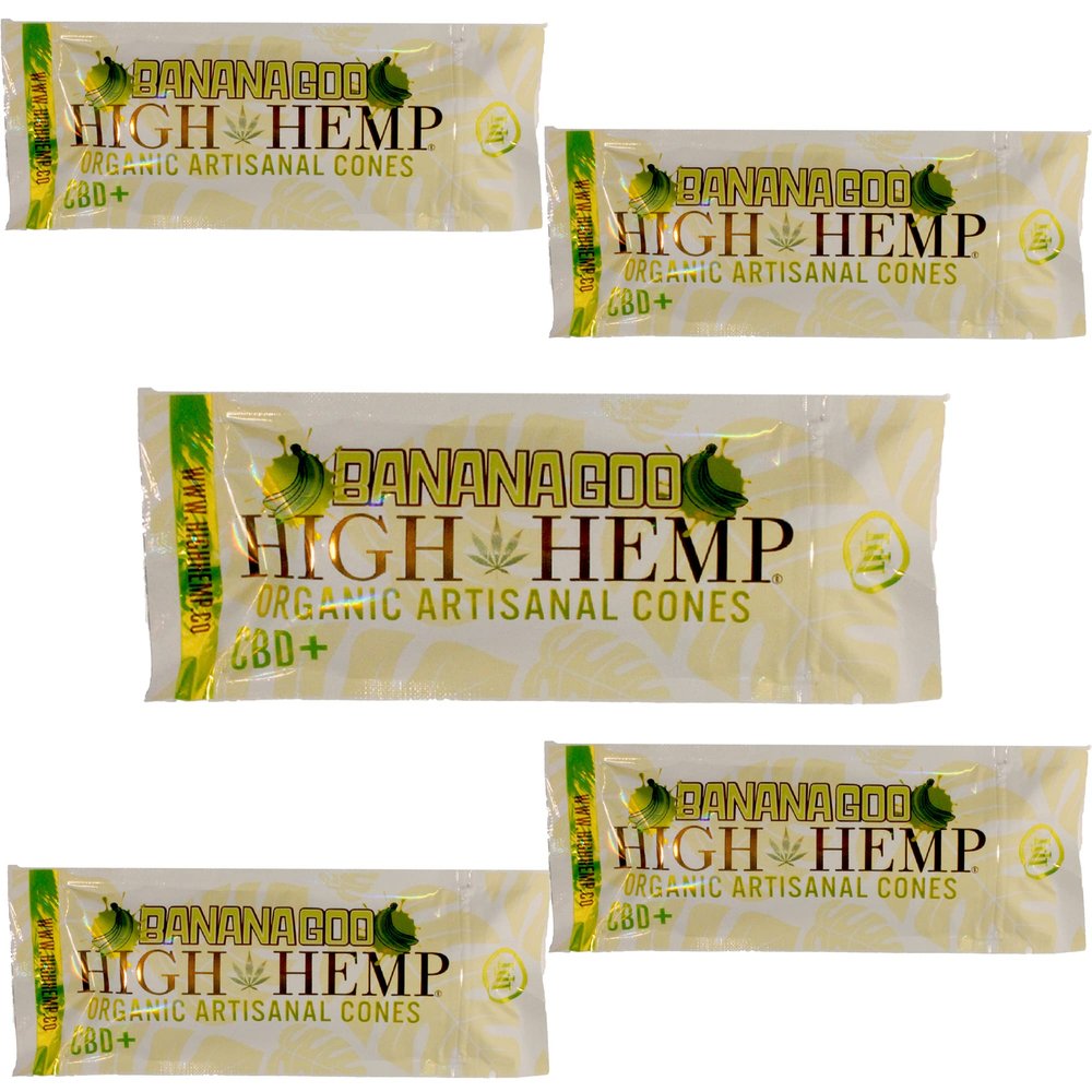 Organic Banana Goo Cones - 5 Pack
