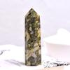 1PC Natural Crystal Column Quartz Rock Mineral Specimen Crystal Point Quartz Rainbow Wand Home DecorEnergy Stone-Stripes Stone_60-70mm view 1