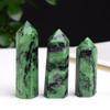 Natural Stones Point Wand Stone Hexagonal Prisms Obelisk Wand Treatment Stone Energy Ore Mineral Crafts Home Decor Gift-morganite_60-70mm view 1