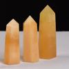 Natural Stones Point Wand Stone Hexagonal Prisms Obelisk Wand Treatment Stone Energy Ore Mineral Crafts Home Decor Gift-morganite_60-70mm view 4