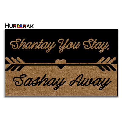 Hurdorak Doormat Shantay You Stay, Sashay Away Welcome Mats for Front Door Mat Non Slip Mats Indoor Decor Bathroom Mat Entrance Rug, 18 X 30 Inches, 6mm Thick