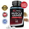 (2 Pack) XL Real Muscle Gainer Advanced Men's Heath Formula 60 Capsules view 2