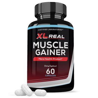 XL Real Muscle Gainer Advanced Men's Heath Formula 60 Capsules