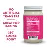 Fatworks, Certified Organic Leaf Lard, NON-GMO, USDA 100% Organic for Amazing Traditional Baking, Keto, Paleo, Everyday Cooking and Frying, Whole30 Approved, No Preservatives in Glass Jar, 14 OZ, view 2