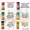 Salt Free Seasoning Blends Variety Bundle Gift Pack - 12 Flavor Variety With June Street Market Blank Recipe Card view 3