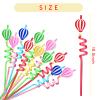 25 Hot Air Balloon Drinking Straws with 2 PCS Straws Cleaning Brush for Birthday Party Supplies Favors Girl Baby Shower Decorations view 3