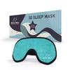 ASTRA VENA 3D Sleep Mask for Kids, Light Block Sleeping Blindfold Memory Foam Contoured Eye Mask for Sleep, Adjustable Strap Eye Cover and Travel Sleep Mask for Boys Girls, Light Blue view 1