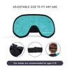 ASTRA VENA 3D Sleep Mask for Kids, Light Block Sleeping Blindfold Memory Foam Contoured Eye Mask for Sleep, Adjustable Strap Eye Cover and Travel Sleep Mask for Boys Girls, Light Blue view 3