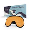 ASTRA VENA 3D Sleep Mask for Kids, Light Block Sleeping Blindfold Memory Foam Contoured Eye Mask for Sleep, Adjustable Strap Eye Cover and Travel Sleep Mask for Boys Girls, Orange view 1